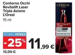 L'Oreal - Contorno Occhi Revitalift Laser Tripla Azione