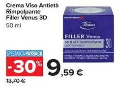 Venus - Crema Viso Antietà Rimpolpante Filler  3d