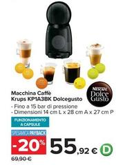 Nescafé - Macchina Caffè Krups Kp13a3bk