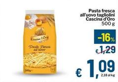 Camoscio d'Oro - Pasta Fresca All'Uovo Tagliolini