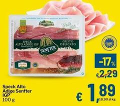 Senfter - Speck Alto Adige IGP