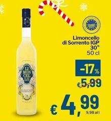 Limoncello Di Sorrento IGP