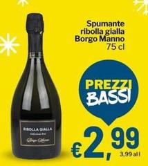 Borgo dora - Spumante Ribolla Gialla Manno