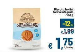 Il borgo del biscotto - Biscotti Frollini Farina Integrale