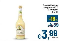 Crema Limone Con Panna 17°