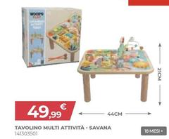 Wood 'N Play - Tavolino Multi Attivita-Savana