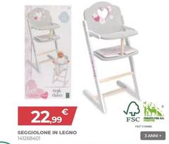 Love Bebe - Seggiolone In Legno