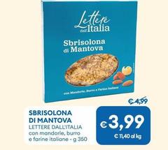 Lettere Dall'Italia - Sbrisolona Di Mantova