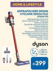 Dyson - Aspirapolvere Origin Cyclone Senza Filo V10