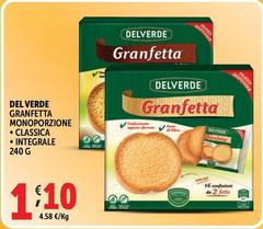 Del Verde - Granfetta Monoporzione Classica/Integrale