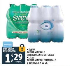 Sveva - Acqua Minerale Effervescente Naturale