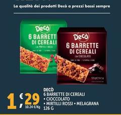 Deco - 6 Barrette Di Cereali