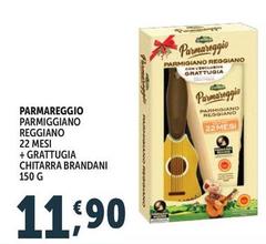 Parmareggio - Parmigiano Reggiano 22 Mesi + Grattugia Chitarra Brandani