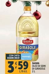 Sagra - Olio Di Semi Di Girasole