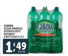 Clavdia - Acqua Minerale Effervescente Naturale