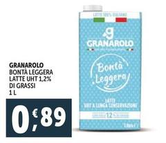 Granarolo - Bontà Leggera Latte Uht 1,2% Di Grassi