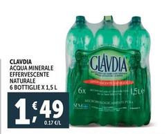 Clavdia - Acqua Minerale Effervescente Naturale
