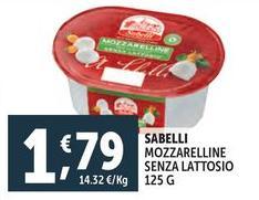Sabelli - Mozzarelline Senza Lattosio