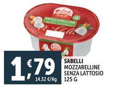 Sabelli - Mozzarelline Senza Lattosio