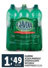 Clavdia - Acqua Minerale Effervescente Naturale