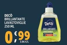 Decò - Brillantante Lavastoviglie
