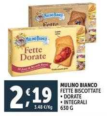 Mulino Bianco - Fette Biscottate Dorate