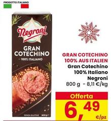 Negroni - Gran Cotechino 100% Italiano