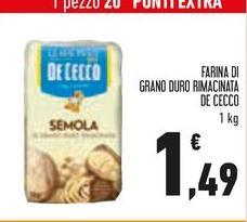 De Cecco - Farina Di Grano Duro Rimacinata