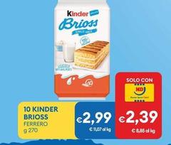 Ferrero - 10 Kinder Brioss