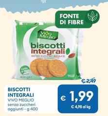Vivo Meglio - Biscotti Integrali