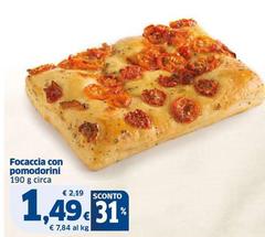Focaccia Con Pomodorini