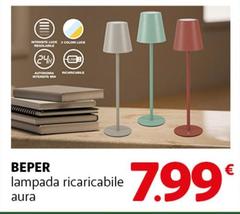 Beper -  Lampada Ricaricabile