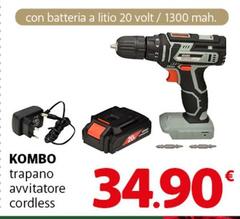 Kombo -  Trapano Avvitatore Cordless