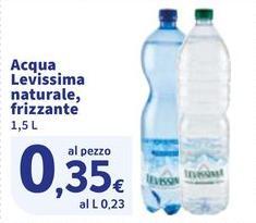 Levissima - Acqua Naturale, Frizzante