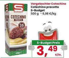 S budget - Cotechino Precotto