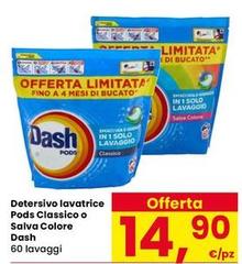 Dash - Detersivo Lavatrice Pods Classico O Salva Colore