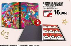 Pokémon - Portfolio 14 Pagine - 9 Tasche