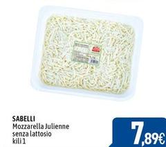 Sabelli - Mozzarella Julienne Senza Lattosio
