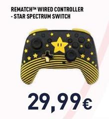 Pdp Rematch - Wired Controller Star Spectrum Switch