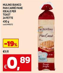 Mulino Bianco - Pan Carrè Pan Ideale Per Toast