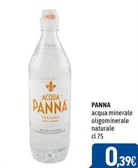 Acqua panna - Acqua Minerale Oligominerale Naturale