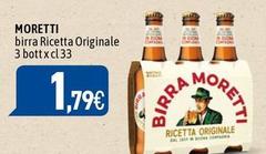 Moretti - Birra Ricetta Originale