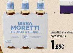 Moretti - Birra Filtrata A Freddo