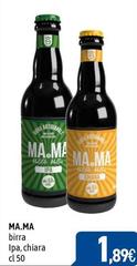 Ma.ma - Birra Ipa. Chiara
