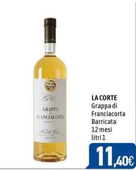 La corte - Grappa Di Franciacorta Barricata 12 Mesi