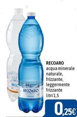 Recoaro - Acqua Minerale Naturale, Frizzante, Leggermente Frizzante