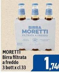 Moretti - Birra Filtrata A Freddo