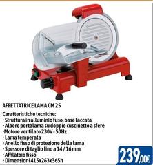Affettatrice Lama Cm 25