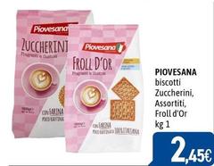 Piovesana - Biscotti Zuccherini, Assortiti
