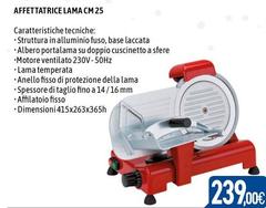 Affettatrice Lamac 25